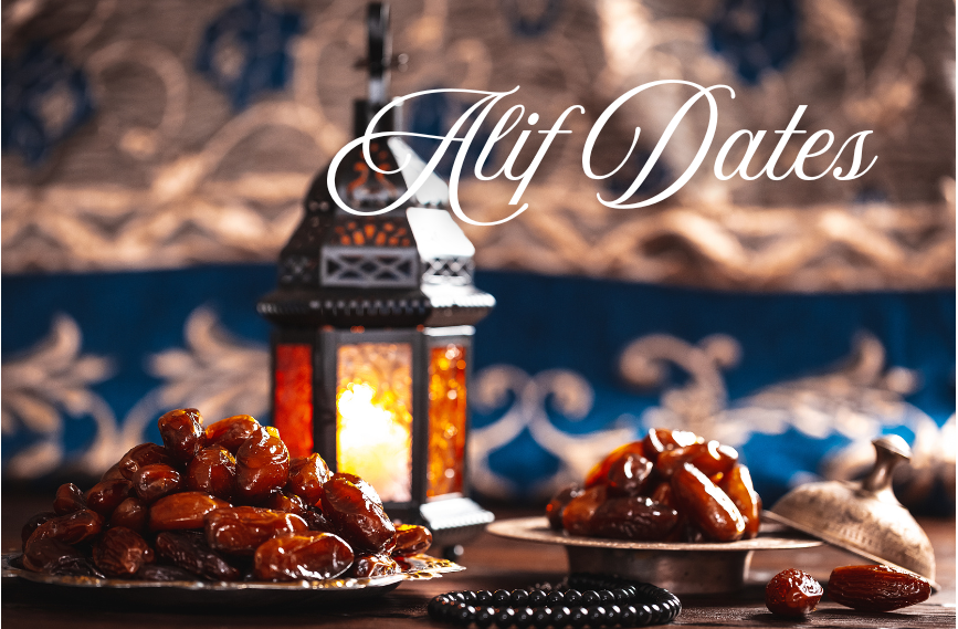 Premium organic dates in wooden bowl